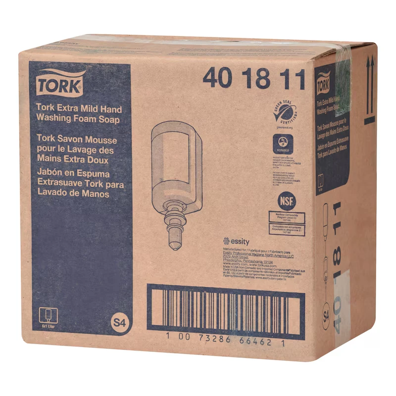 Tork Extra Mild Hand Washing Liquid Soap, 6 x 1L